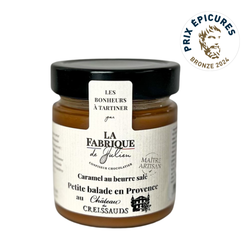 Caramel au beurre salé "Petite balade en Provence au Château des Creissauds"