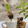 Cuillères à chocolat chaud à la Verveine verte du Velay